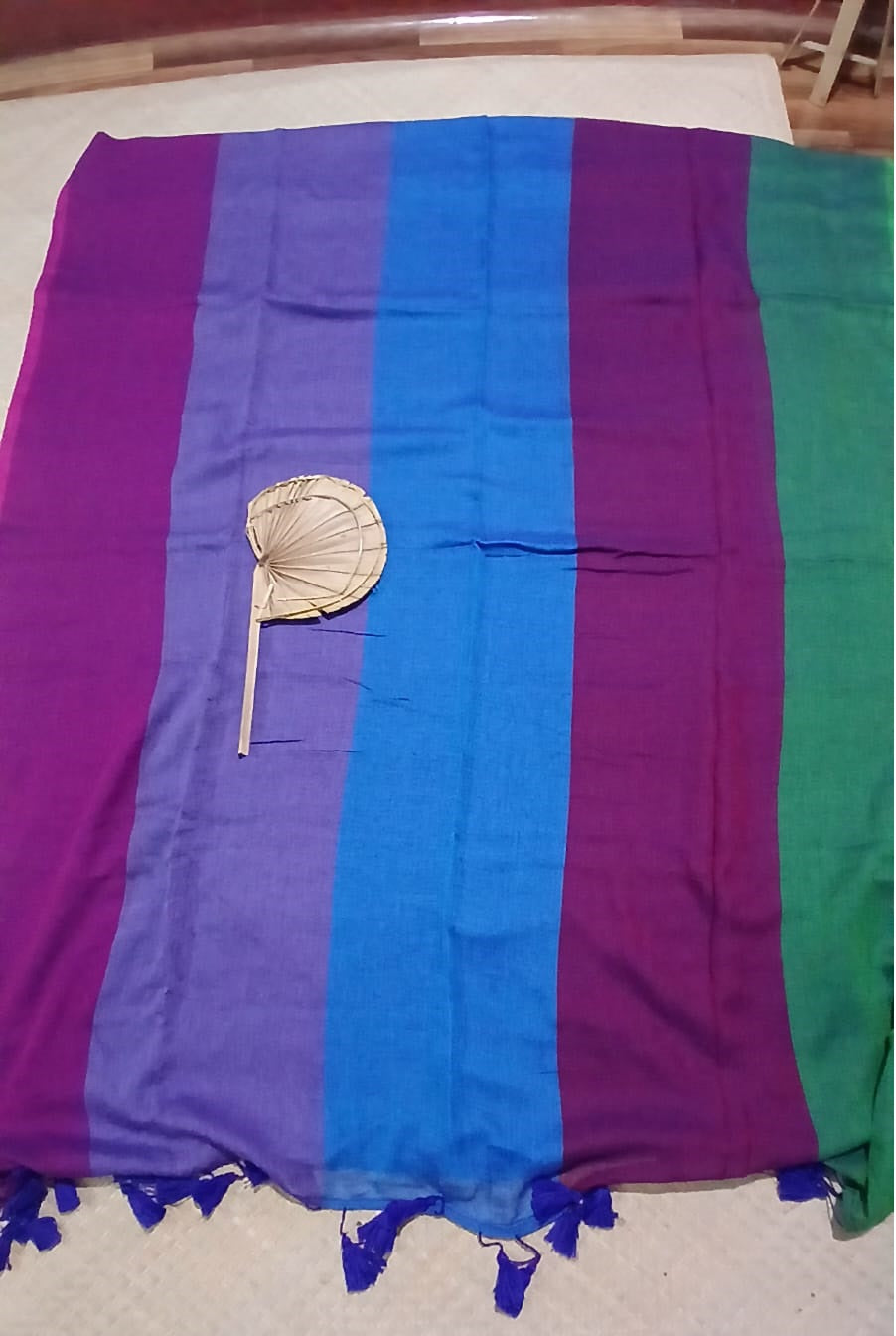 FIVE COLOUR STRIPE SAREE