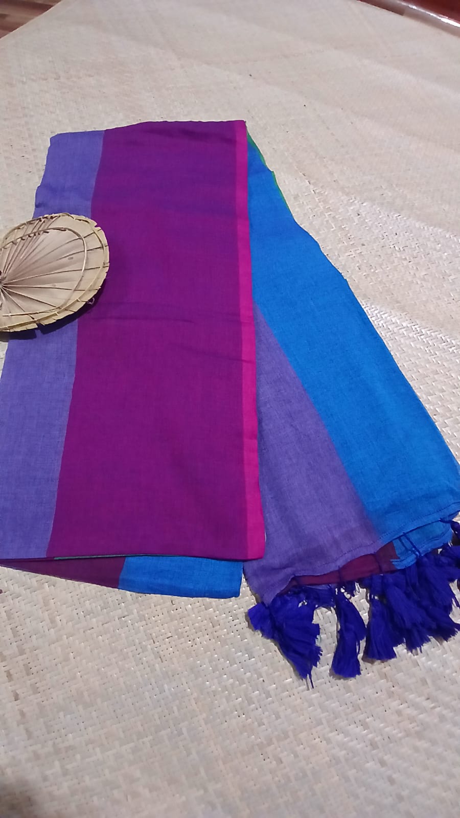 FIVE COLOUR STRIPE SAREE