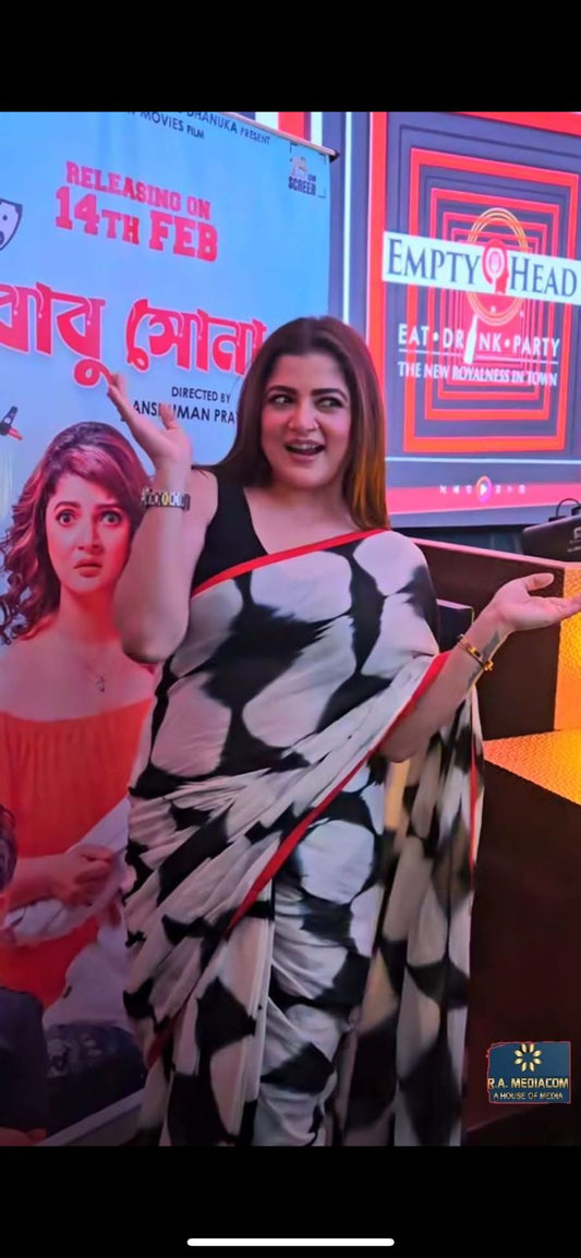 TIE AND DYE BLACK N WHITE