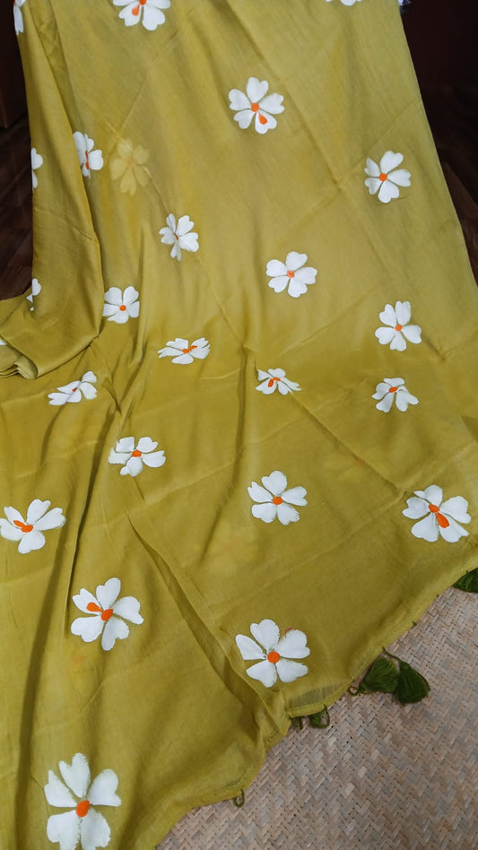 GREEN SHIULI HANDPAINTED