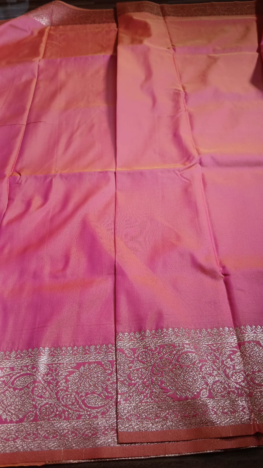 PEACH KALYANI SILK SAREE