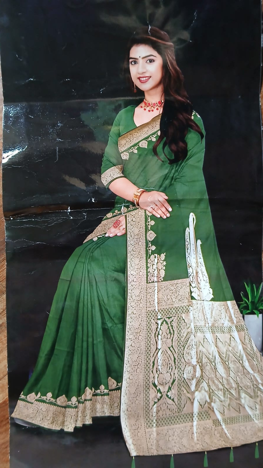 GREEN KALYANI SILK SAREE
