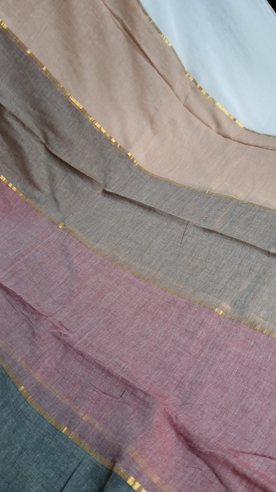 FIVE COLOUR STRIPED SAREE